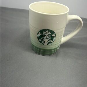 Starbucks Classic Green and‎ Cream Mug